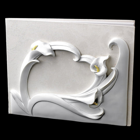 Classic Lily Bridal Wedding Guest Book 402