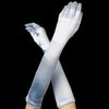 Elbow Formal Bridal Wedding Matte Satin/Satin Gloves