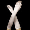 Elbow Formal Bridal Wedding Matte Satin/Satin Gloves