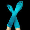 Above Elbow Formal Bridal Wedding Matte Satin/Satin Gloves