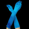 Above Elbow Formal Bridal Wedding Matte Satin/Satin Gloves