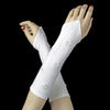 Floral Fingerless Elbow Length Bridal Wedding Gloves GL 215 8 E