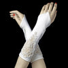 Embroidered Fingerless Bridal Wedding Gloves GL 8001 E