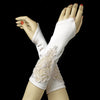 Embroidered Fingerless Bridal Wedding Gloves GL 8001 E
