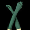 Above Elbow Formal Bridal Wedding Matte Satin/Satin Gloves