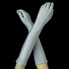 Above Elbow Formal Bridal Wedding Matte Satin/Satin Gloves