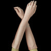 Above Elbow Formal Bridal Wedding Matte Satin/Satin Gloves