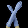 Above Elbow Formal Bridal Wedding Matte Satin/Satin Gloves