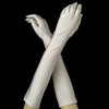 Above Elbow Formal Bridal Wedding Matte Satin/Satin Gloves