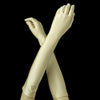 Above Elbow Formal Bridal Wedding Matte Satin/Satin Gloves