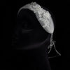 Ivory Floral Lace Tulle Ribbon Bridal Wedding Headband/Belt Belt 010