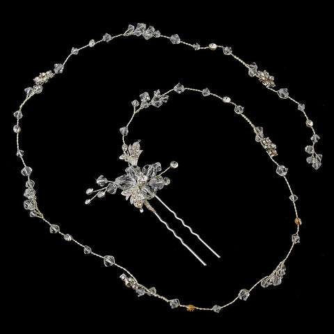 Couture Crystal Bridal Wedding Hair Vine HP 067