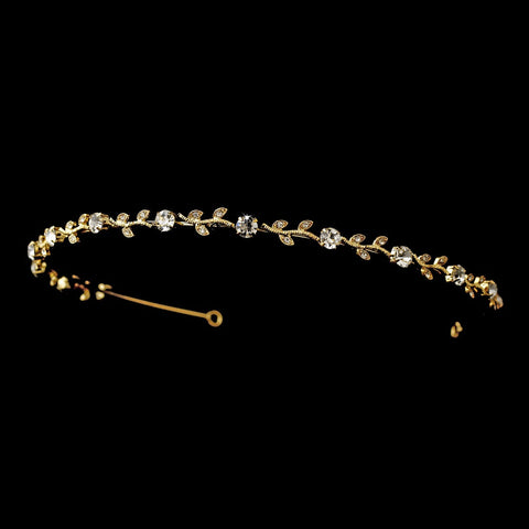 Silver Clear Crystal Bridal Wedding Headband HP 1002
