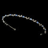 Headpiece 1002 Silver Light Blue