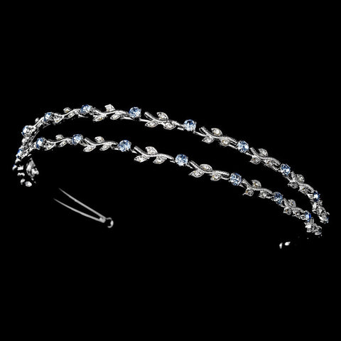 Headpieces 1003 Silver Light Blue