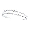 Pearl & Rhinestone Bridal Wedding Headband HP 1003 Rhodium Silver White