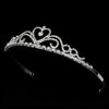 Silver Heart Bridal Wedding Tiara HP-1010