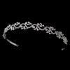 Silver White Pearl & Rhinestone Bridal Wedding Tiara HP 11453