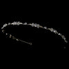 Light Gold Clear Rhinestone Simple Bridal Wedding Headband 1550