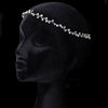 Silver Ivory Pearl & Rhinestone Vine Bridal Wedding Headband 1551