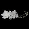 Flower Crystal Bridal Wedding Headpiece 2033 (White or Ivory)