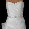 Versatile Sheer Ribbon Forehead Bridal Wedding Headband/Belt Belt with AB & Clear Rhinestones 2255