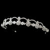 * Silver Clear All Rhinestone Headpiece 2556