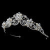 Crystal Couture Pearl Bridal Wedding Tiara HP 2596 Silver or Gold