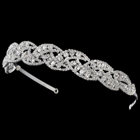 * Crystal Couture Bridal Wedding Headband 2876