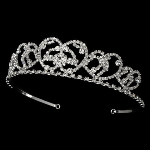 * Silver Plated Bridal Wedding Headband HP 3206