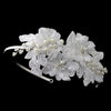 HP 3723 Diamond white lace flower with pearl & rhinestone accent