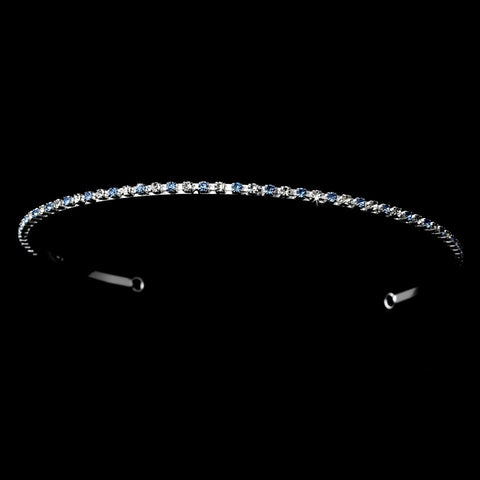 * Light Blue Bridal Wedding Headband HP 412