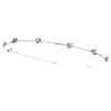 HP-415 Simplicity Bridal Wedding Tiara Band Silver Clear
