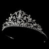 Shimmering Sweet 15 Quinceanera Rhinestone Bridal Wedding Tiara in Silver 466