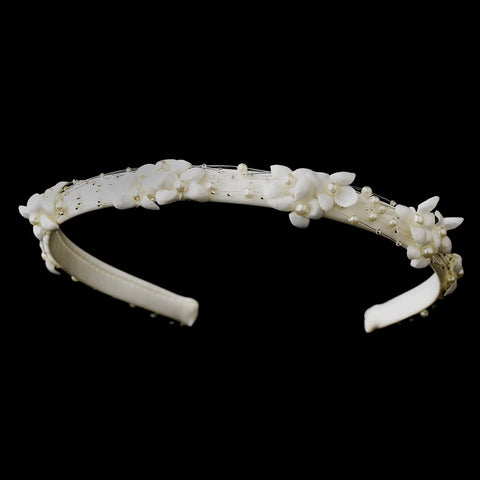 Pearl Flower Girl Bridal Wedding Headband 505