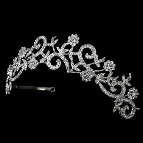 * Swirl Bridal WeddingBridal Wedding Tiara HP 524