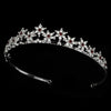 Burgundy Winter Snowflake Bridal Wedding Tiara HP 5439