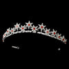 Red Winter Snowflake Bridal Wedding Tiara HP 5439