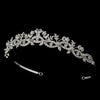 * Silver Rhinestone Butterfly Bridal Wedding Tiara HP 6246