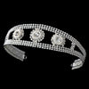 * Silver Clear Rhinestone Vintage Headpiece Bridal Wedding Tiara HP 625