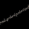Gold Clear Rhinestone & Freshwater Pearl Vine Bridal Wedding Elastic Headband 6437
