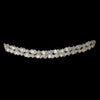 Fabulous Ivory & Clear Crystal Ribbon Bridal Wedding Headband 6470