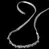Stunning Simple Crystal Flower Bridal Wedding Ribbon Bridal Wedding Headband HP 6472