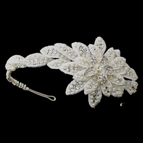 Pearl Side Accented Headpiece 655