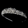 Pearl and Crystal Jewelry & Bridal Wedding Tiara Set NE 7607 HP 7007
