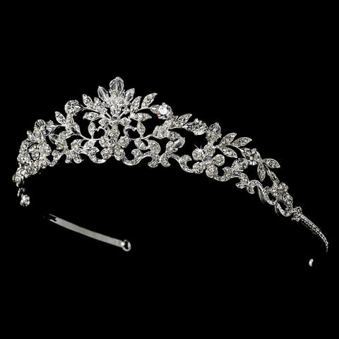 Swarovski Crystals Bead Bridal Wedding Tiara HP 7061