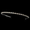 Silver Pearl & Rhinestone Headpiece Bridal Wedding Headband 7068