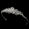 Silver Swarovski Crystal Jewerly & Bridal Wedding Tiara Set 7324