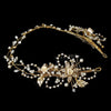 Crystal & Pearl Vintage Vine Bridal Wedding Headpiece HP 7711