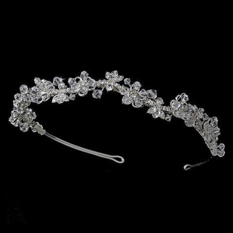 Crystal Couture Jewelry 6855 & Bridal Wedding Headband 7817 Set
